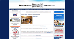 Desktop Screenshot of apeironsrbija.edu.rs